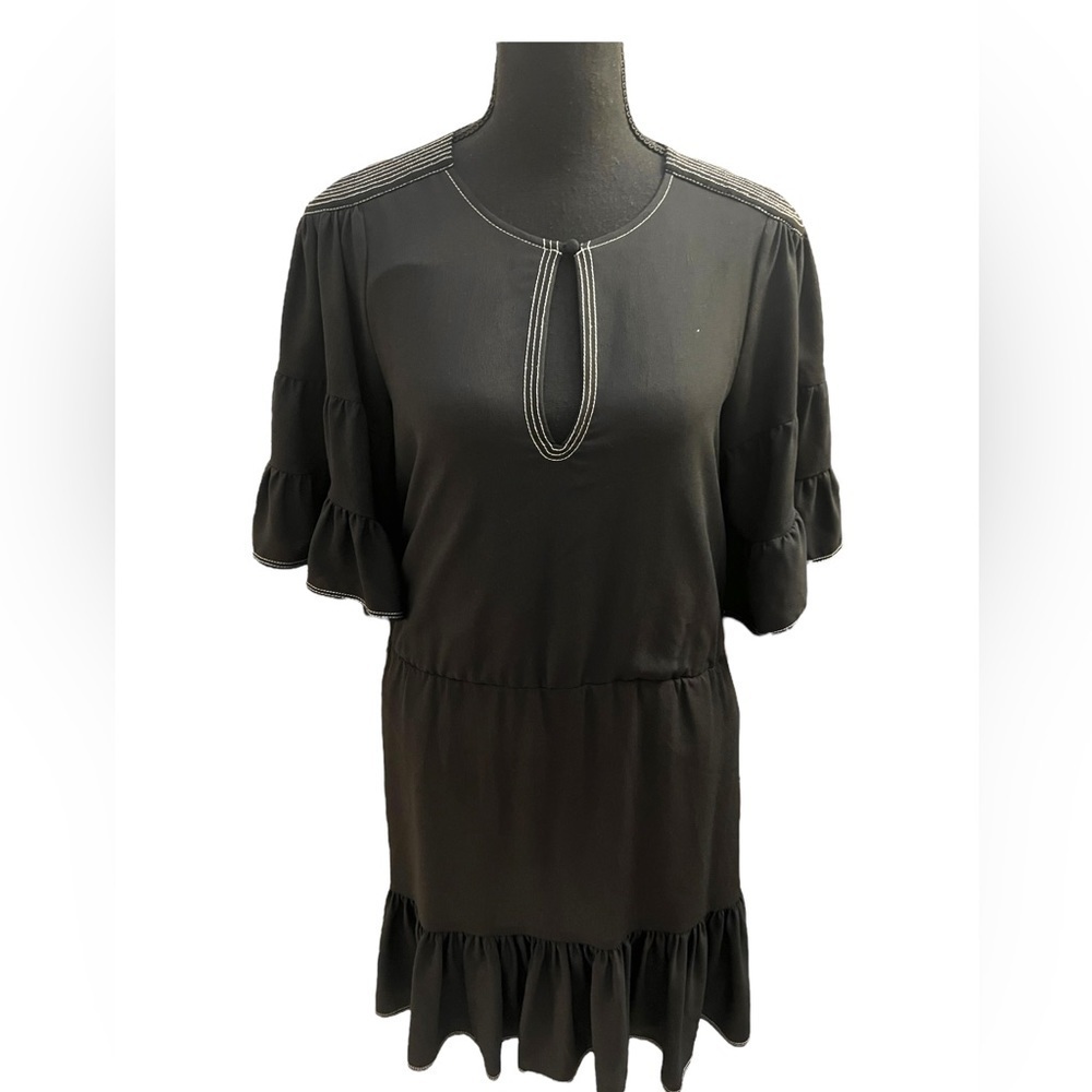 Joie Black Mini Dress Crew Neck Extra Small